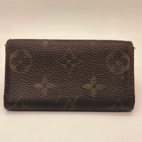 LOUIS VUITTON MONOGRAM 4-RING KEY HOLDER WALLET – TRI-FOLD – MADE IN FRANCE - Picture 4 of 10